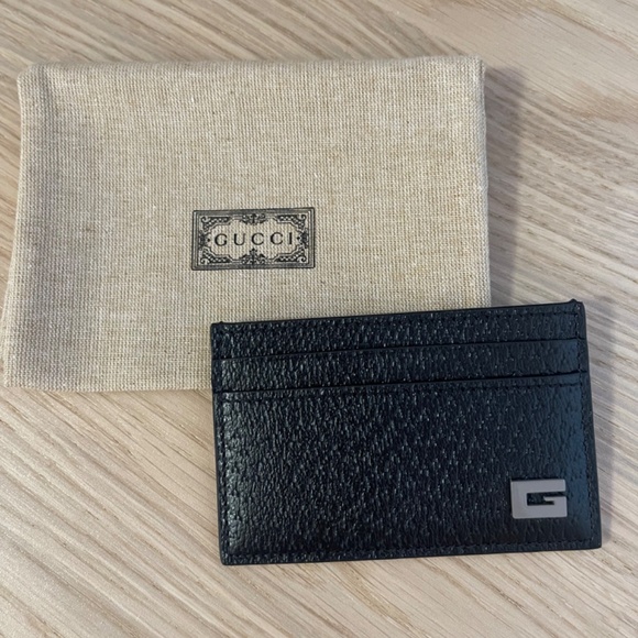 Gucci G-detailed Leather Cardholder - Picture 3 of 5